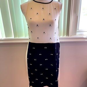 UNIQUE! DVF Sheer Long Blouse With BLING